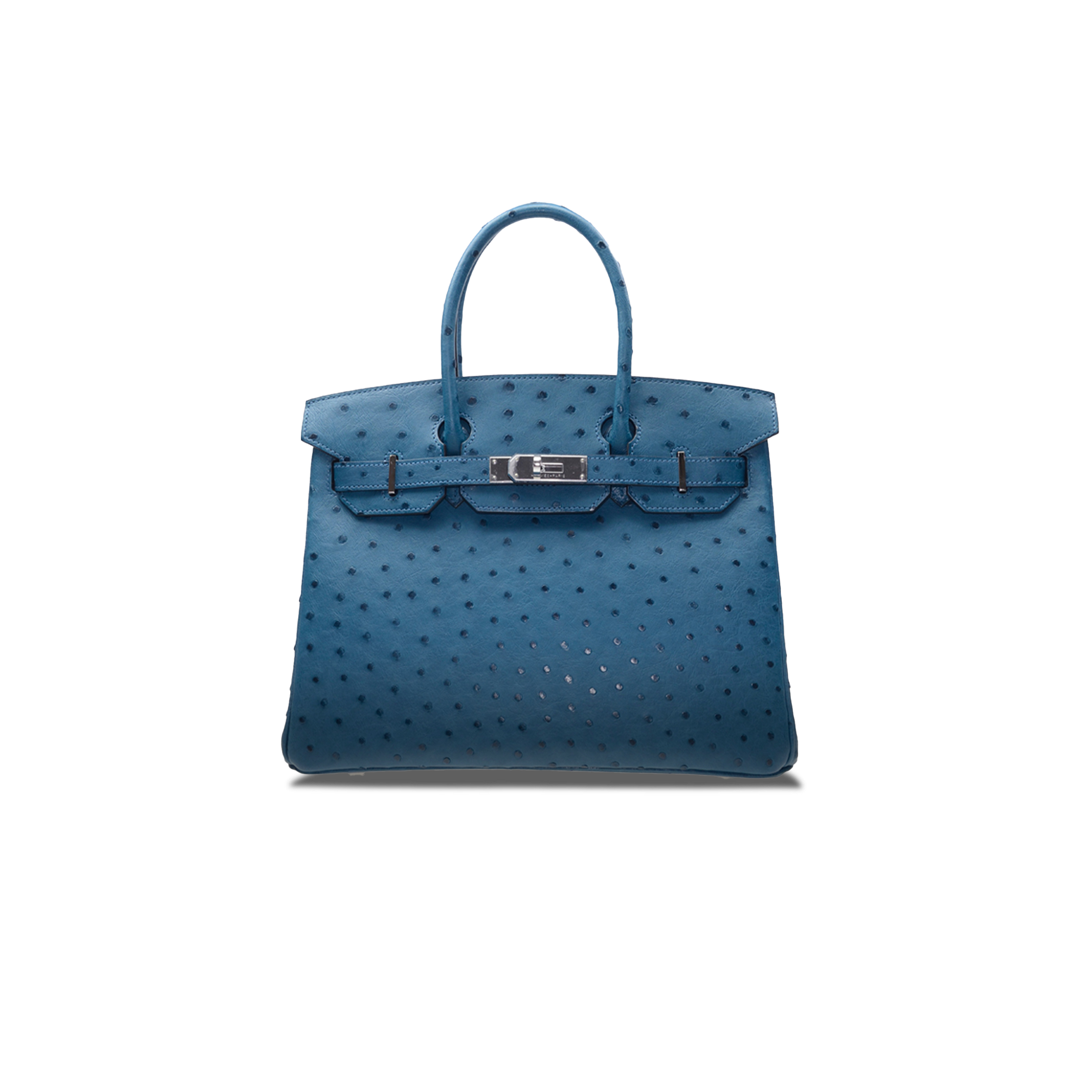 H**mes master birkin 30 blue izmir 1577615 (30*24*16cm)